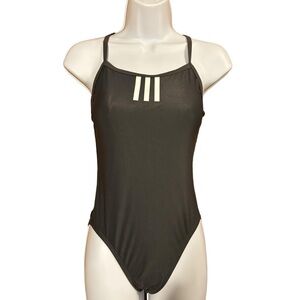 Adidas Solid C Back Infinitex One Piece Bathing Suit